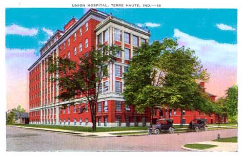 Union hospital terre haute indiana - Terre Haute (/ ˈ t ɛr ə ˈ h oʊ t / TERR-ə HOHT) is the city that holds the county seat of Vigo County, Indiana, United States, about 5 miles (8 km) east of the state's western border with Illinois.As of the 2020 census, the city had a population of 58,389 and its metropolitan area had a population of 168,716.. Located along the Wabash River, Terre Haute is one of the …